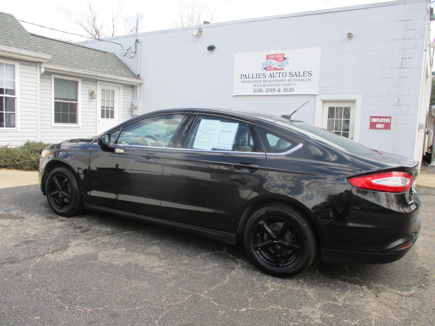 2014 BLACK Ford Fusion (1FA6P0G74E5) , AUTOMATIC transmission, located at 540a Delsea Drive, Sewell, NJ, 08080, (856) 589-6888, 39.752560, -75.111206 - Photo#3